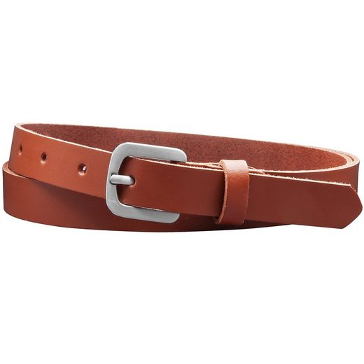COLOGNEBELT Ledergürtel A5-SL Echt Leder Gürtel 2 cm Breit in Schwarz mit stilvoller Gürtelschließe, leger und modern mehr Günstiger Verkauf