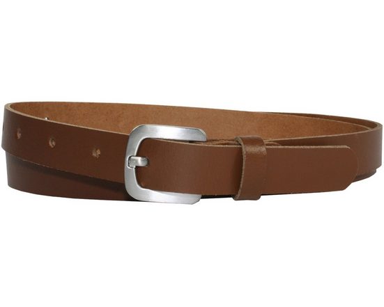 COLOGNEBELT Ledergürtel A5-SL Echt Leder Gürtel 2 cm Breit in Schwarz mit stilvoller Gürtelschließe, leger und modern mehr Günstiger Verkauf