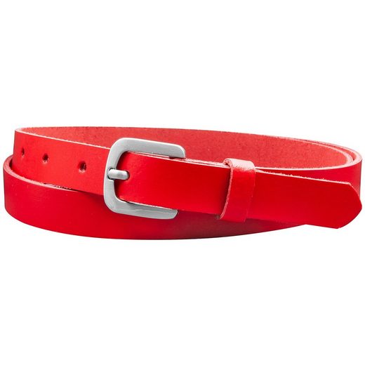 COLOGNEBELT Ledergürtel A5-SL Echt Leder Gürtel 2 cm Breit in Schwarz mit stilvoller Gürtelschließe, leger und modern mehr Blitzverkäufe