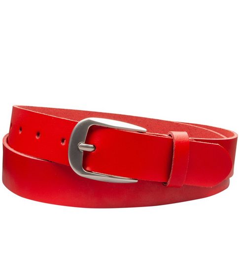 COLOGNEBELT Ledergürtel C2-SL Schlicht dennoch modern mit Dornschließe, MADE IN GERMANY mehr Kostenloser Versand