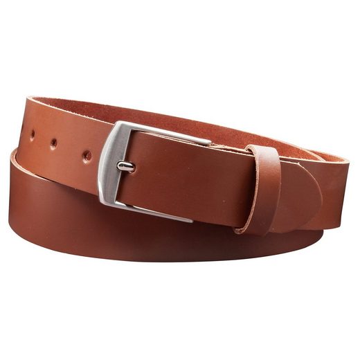 COLOGNEBELT Ledergürtel D9-SL Schlicht dennoch modern mit Dornschließe, MADE IN GERMANY mehr Fabrikpreis