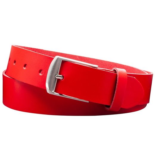 COLOGNEBELT Ledergürtel D9-SL Schlicht dennoch modern mit Dornschließe, MADE IN GERMANY mehr Sonderangebot