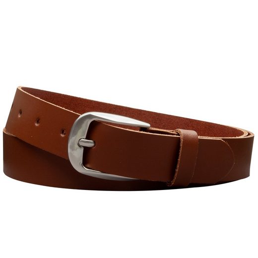 COLOGNEBELT Ledergürtel C2-SL Schlicht dennoch modern mit Dornschließe, MADE IN GERMANY mehr Rabatt