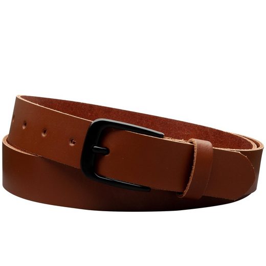 COLOGNEBELT Ledergürtel C18-SL Schlicht dennoch modern mit Dornschließe, MADE IN GERMANY mehr Exklusivangebot