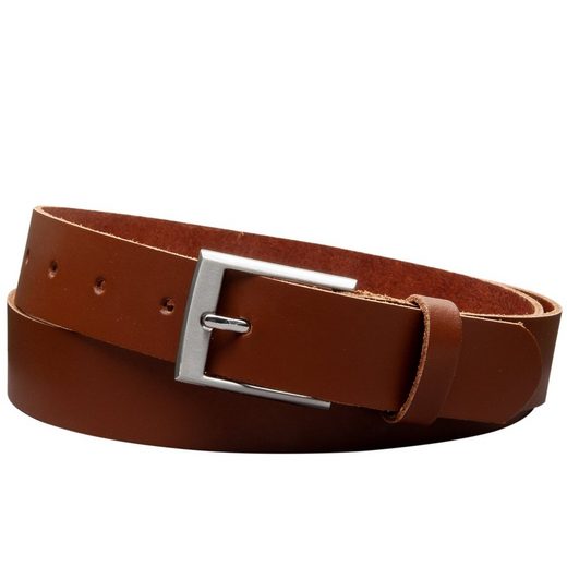 COLOGNEBELT Ledergürtel C9-SL Schlicht dennoch modern mit Dornschließe, MADE IN GERMANY mehr Cyber Monday