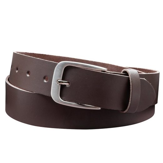 COLOGNEBELT Ledergürtel D28-SL Schlicht dennoch modern mit Dornschließe, MADE IN GERMANY mehr Weihnachtsangebot