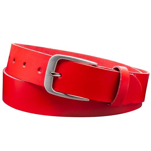 COLOGNEBELT Ledergürtel D28-SL Schlicht dennoch modern mit Dornschließe, MADE IN GERMANY mehr Osterangebot