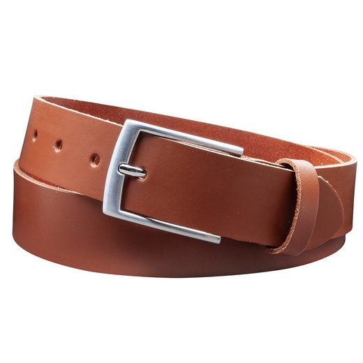 COLOGNEBELT Ledergürtel D21-SL Schlicht dennoch modern mit Dornschließe, MADE IN GERMANY mehr Valentinstagsangebot