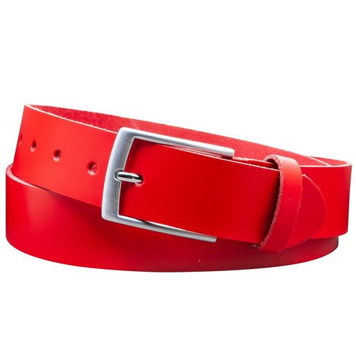 COLOGNEBELT Ledergürtel D21-SL Schlicht dennoch modern mit Dornschließe, MADE IN GERMANY mehr Valentinstagsangebot