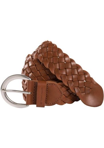 TOM TAILOR Ledergürtel TTLISA 4 cm breiter Damengürtel, Flechtledergürtel, modisches Must-Have mehr Tägliche Deals