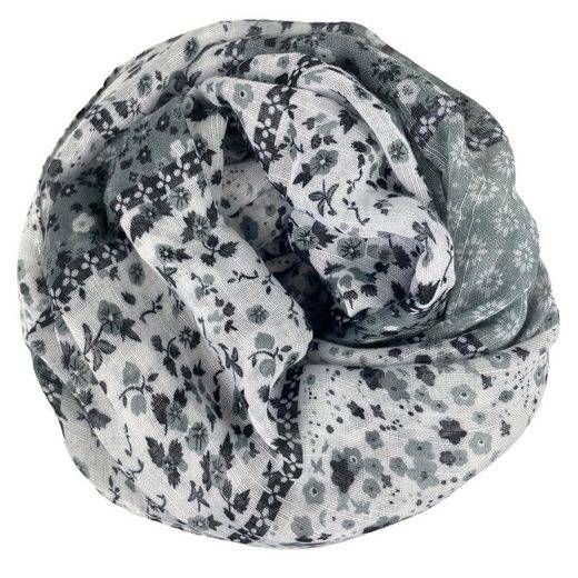 TASCHEN4LIFE Loop leichter Damen Loop Schal mit Streublümchen, vintage & modern mehr Super Sparpreis