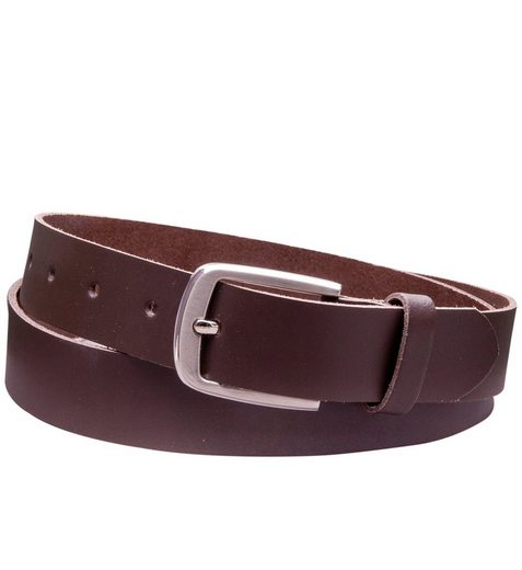 COLOGNEBELT Ledergürtel C15-SL Schlicht dennoch modern mit Dornschließe, MADE IN GERMANY mehr Black Friday Preise