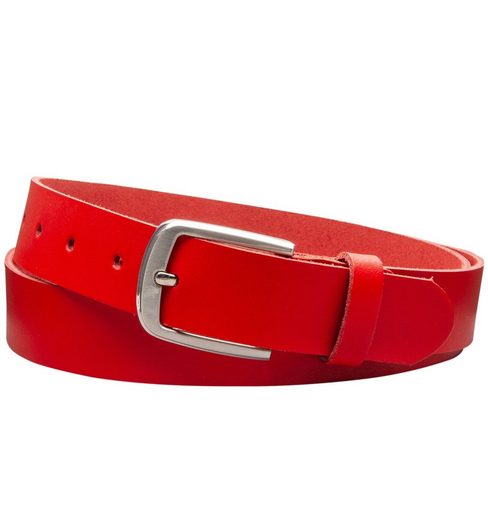 COLOGNEBELT Ledergürtel C15-SL Schlicht dennoch modern mit Dornschließe, MADE IN GERMANY mehr Black Friday Preise
