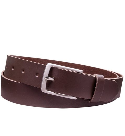 COLOGNEBELT Ledergürtel C11-SL Schlicht dennoch modern mit Dornschließe, MADE IN GERMANY mehr zollfrei