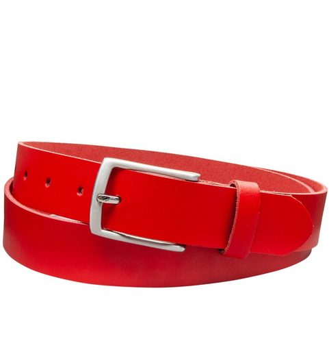 COLOGNEBELT Ledergürtel C11-SL Schlicht dennoch modern mit Dornschließe, MADE IN GERMANY mehr zollfrei