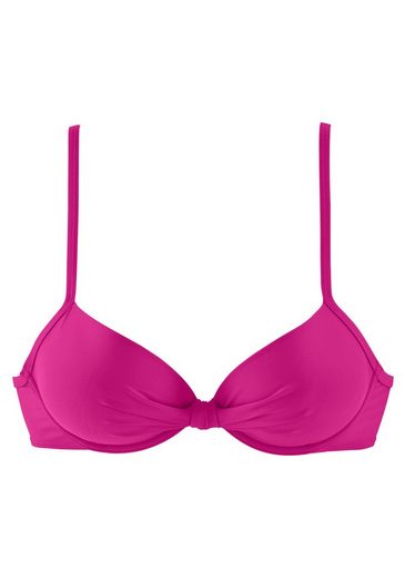 S.OLIVER Bügel-Bikini-Top Spain mit geraffter Mitte mehr im Angebot