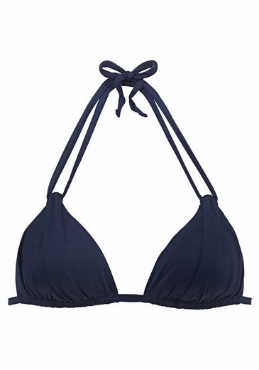 S.OLIVER Triangel-Bikini-Top Spain mit Raffung und Doppelträger mehr Schlussverkauf