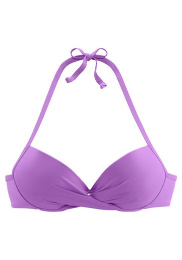 S.OLIVER Push-Up-Bikini-Top Spain in Wickeloptik mehr Günstiger Verkauf