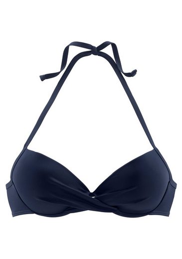 S.OLIVER Push-Up-Bikini-Top Spain in Wickeloptik mehr Günstiger Verkauf