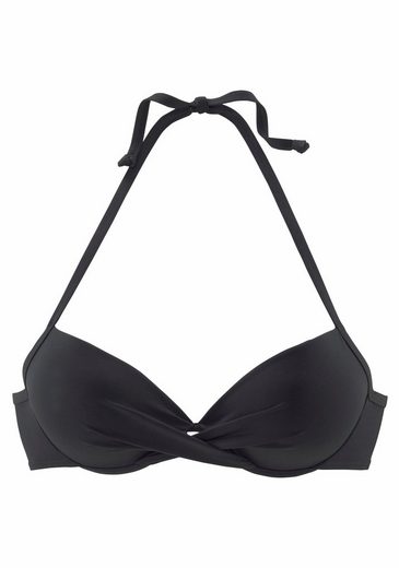 S.OLIVER Push-Up-Bikini-Top Spain in Wickeloptik mehr Günstiger Verkauf