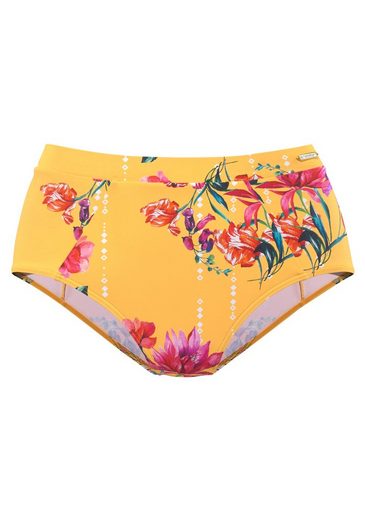 SUNSEEKER Highwaist-Bikini-Hose Modern mit floralem Design mehr Exklusivangebot
