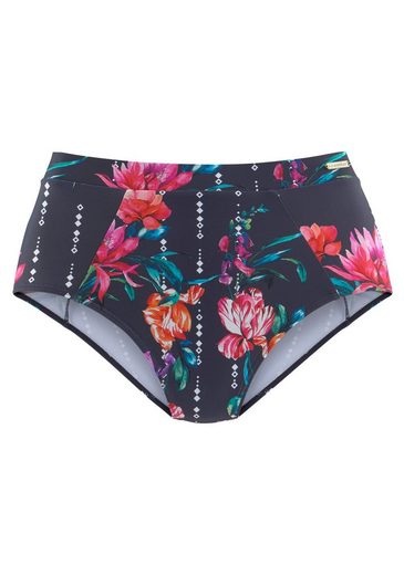 SUNSEEKER Highwaist-Bikini-Hose Modern mit floralem Design mehr Exklusivangebot