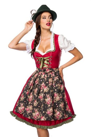 DIRNDLINE Dirndl Dirndl Kleid Oktoberfest Tracht Wiesn Wasn Trachtenmode Volksfest 2-tlg mehr Nur für heute