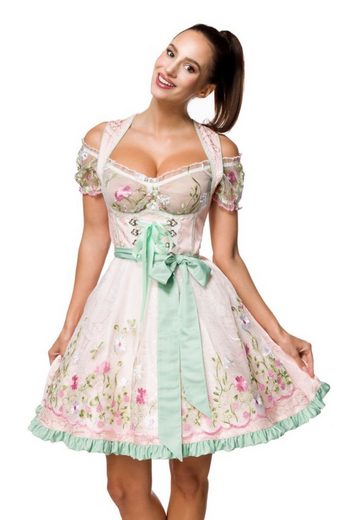 DIRNDLINE Dirndl Dirndl Kleid Tracht Wiesn Wasn Oktoberfest Trachtenkleid Outfit 3-tlg mehr Sonderangebot der Fabrik