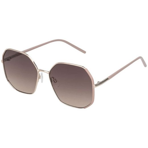 BEZLIT EYEWEAR Pilotenbrille Eckige Form Designer Damen Sonnenbrille (1-St) mit braun-blau, braun, schwarz und lila Linsen mehr Fabrikladen