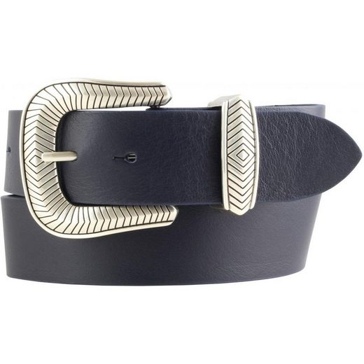 BELTINGER Ledergürtel Designer-Gürtel aus Vollrindleder mit Metall-Schlaufe 4 cm - Jeans-Gür 1-St mehr Flash Sale