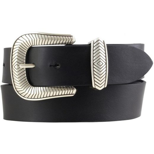 BELTINGER Ledergürtel Designer-Gürtel aus Vollrindleder mit Metall-Schlaufe 4 cm - Jeans-Gür 1-St mehr Flash Sale