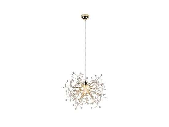 MEINEWUNSCHLEUCHTE LED Pendelleuchte Dimmfunktion, LED wechselbar, warmweiß, ausgefallene Designer Lampen für über-n Esstisch hängend, Gold Ø 52cm mehr Top Angebot
