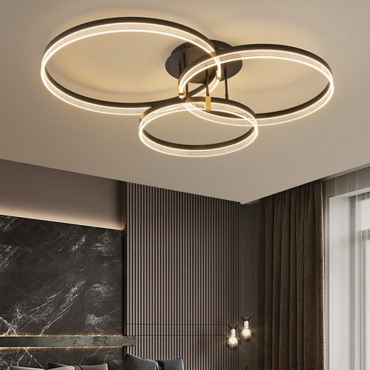 VICBUY Deckenleuchte LED Deckenleuchten, Stufenlos Dimmbare Deckenlampe, φ30+40cm mehr Große Rabatte