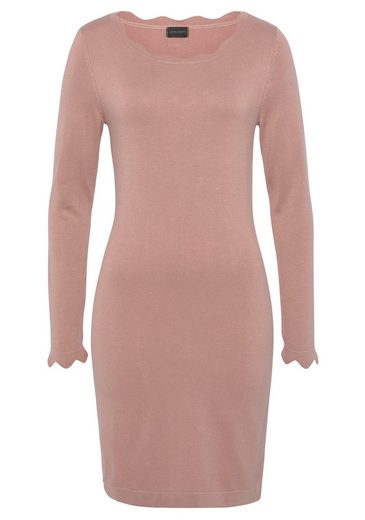 LAURA SCOTT Strickkleid mit femininer Wellenkante - NEUE FARBEN mehr 50% Rabatt mit kostenlosem Versand