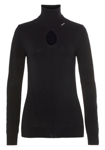 BRUNO BANANI Rollkragenpullover mit Hingucker mehr Versandkostenfrei