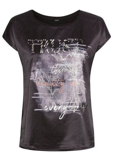 LAURA SCOTT Shirtbluse aus Satin mit dezentem Aufdruck mehr Online Shopping