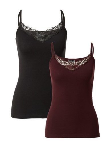 ONLY Spitzentop ONLKIRA LACE SINGLET 2PACK NOOS 2er-Pack mehr Große Rabatte