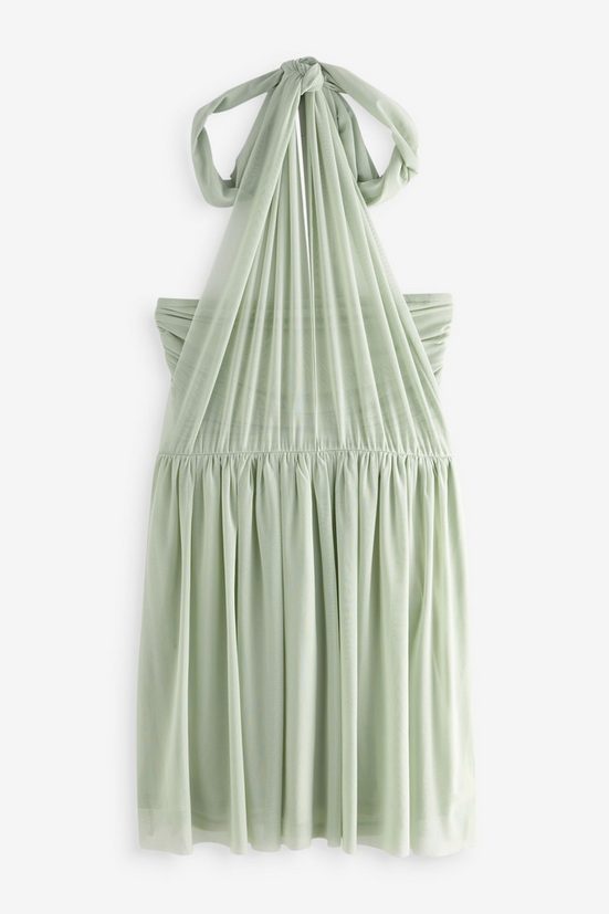 NEXT Partykleid Multiway-Brautjungfern-Minikleid aus Mesh 1-tlg mehr Super Sparpreis