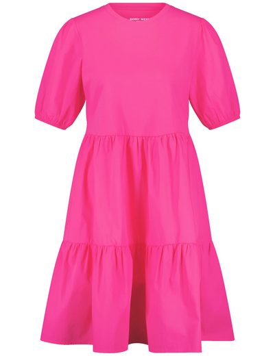 GERRY WEBER Midikleid Baumwollkleid mit gestuftem Rockteil mehr zollfrei