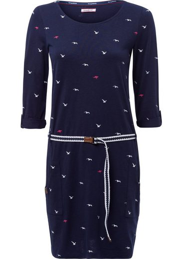 KANGAROOS Jerseykleid (Set, mit abnehmbarem Gürtel) im sommerlichen Print mehr Outlet