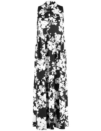 TAIFUN Minikleid Ausgestelltes Stufenkleid mit Floralprint mehr Sonderangebot