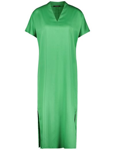 TAIFUN Minikleid Fließendes Midikleid mit V-Ausschnitt mehr Zeitlich begrenztes Angebot
