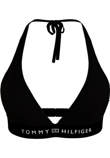 TOMMY HILFIGER SWIMWEAR Triangel-Bikini-Top TRIANGLE FIXED RP mit Logoschriftzug mehr Tiefpreis