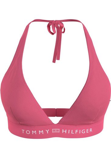 TOMMY HILFIGER SWIMWEAR Triangel-Bikini-Top TRIANGLE FIXED RP mit Logoschriftzug mehr Tiefpreis
