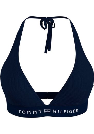 TOMMY HILFIGER SWIMWEAR Triangel-Bikini-Top TRIANGLE FIXED RP mit Logoschriftzug mehr Tiefpreis