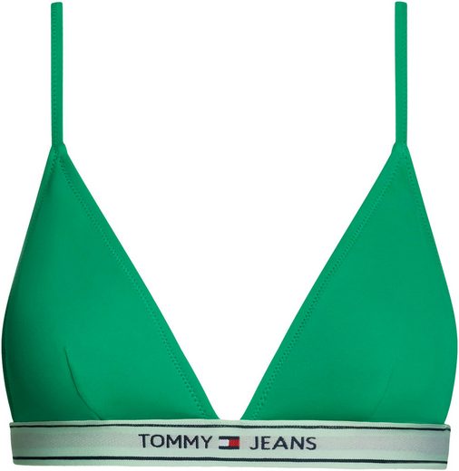 TOMMY HILFIGER SWIMWEAR Triangel-Bikini-Top TRIANGLE RP mit Logoschriftzug mehr Kostenlose Rückgabe
