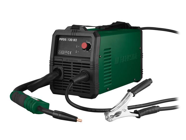 PARKSIDE® Inverter-Fülldraht-Schweißgerät »PIFDS 120 B2«, mit Tragegurt Begrenzt auf 3 Tage