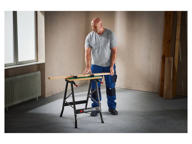 PARKSIDE® Werk- und Spanntisch, 150 kg, zusammenklappbar Black Friday Preise