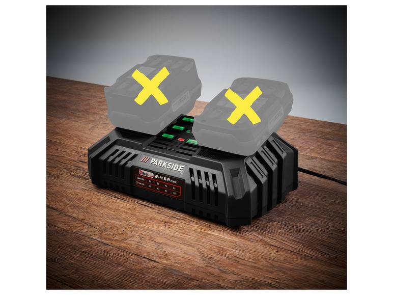 PARKSIDE® 20 V Akku-Doppelladegerät »PDSLG 20 B1«, 4,5 A Im Verkauf