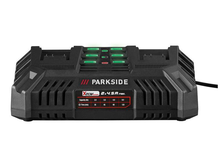 PARKSIDE® 20 V Akku-Doppelladegerät »PDSLG 20 B1«, 4,5 A Im Verkauf
